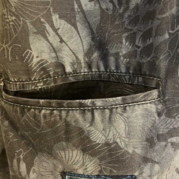 DESIGUAL Unisex 2 Button Double Vented Hawaiian 🌺 Floral Print Blazer - Picture 9 of 10